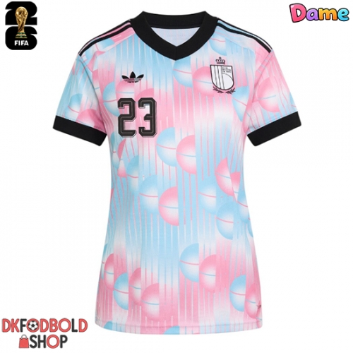 Belgien Michy Batshuayi #23 Udebanetrøje Dame VM 2026 Kort ærmer